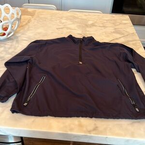 New balance size larger 3/4 zip running jacket